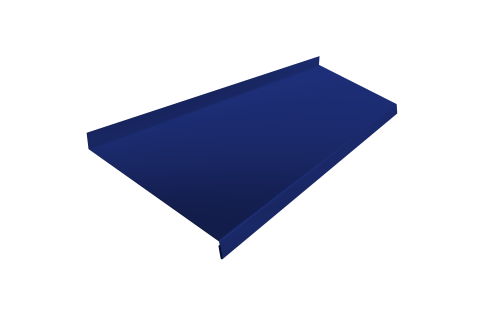 Отлив простой 200 0,45 PE с пленкой RAL 5002 ультрамариново-синий (2м)