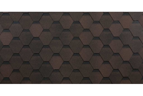 Черепица гибкая Технониколь Оптима Соната коричневый