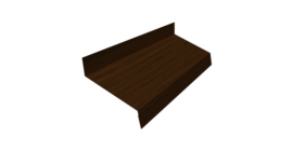 Отлив простой 50 0,45 Print Elite Choco Wood TwinColor (2м)