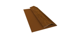 Планка финишная Блок-хаус new 0,45 Print Elite Golden Wood TwinColor (2м)