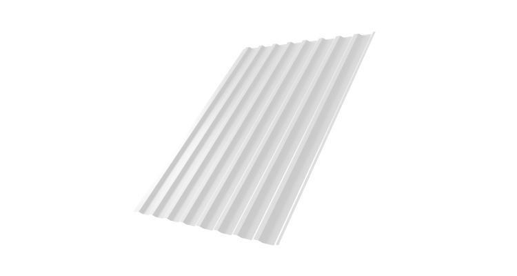 Профнастил С20В Дачный 0,3 PE RAL 9003 сигнальный белый