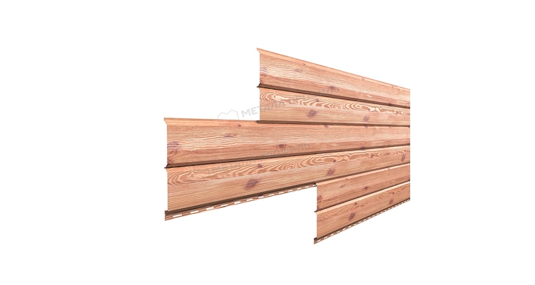 Сайдинг Металл Профиль Lбрус-15х240 (ECOSTEEL_T-12-Золотой Орех-0.45)
