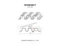 Профнастил Н114 x 750 A ОЦ оцинкованный 01 БЦ толщина металла 1мм