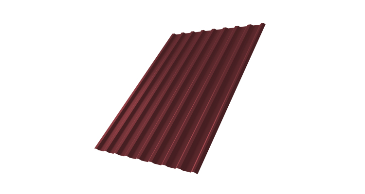 Профнастил С20R 0.45 Drap ST RAL 3005 красное вино