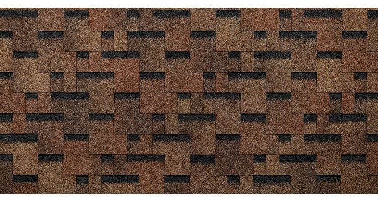 Гибкая черепица Eurasia, Лабиринт, Светло-коричневый