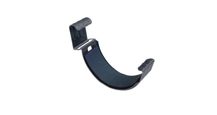 Соединитель желоба GL 150 мм Мatt RAL 7024 мокрый асфальт