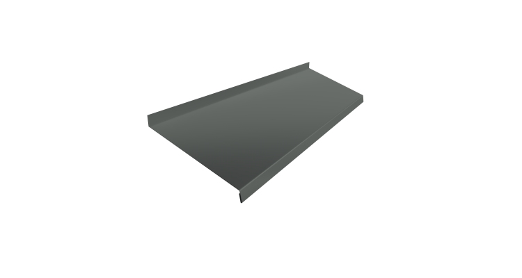 Отлив простой 250 0,45 PE с пленкой RAL 7005 мышино-серый (3м)