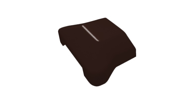 Крышка для забора жалюзи RAL 8017