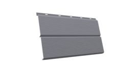 ЭкоБрус 0,345 Gofr GL 0.5 Satin RAL 7004 сигнальный серый