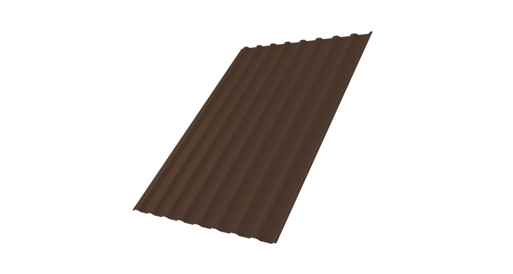 Профнастил С20B 0,45 Drap-double TX RAL 8017 шоколад