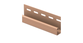 Планка J-трим сайдинга 3050 ЮП (уп 20 шт), цвет розовый