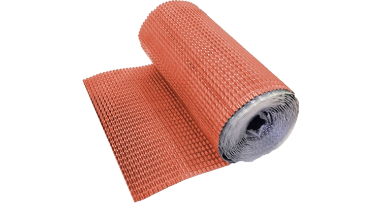 Лента для примыкания гофрированная алюминиевая Optima кирпичная, 280 мм, 5м