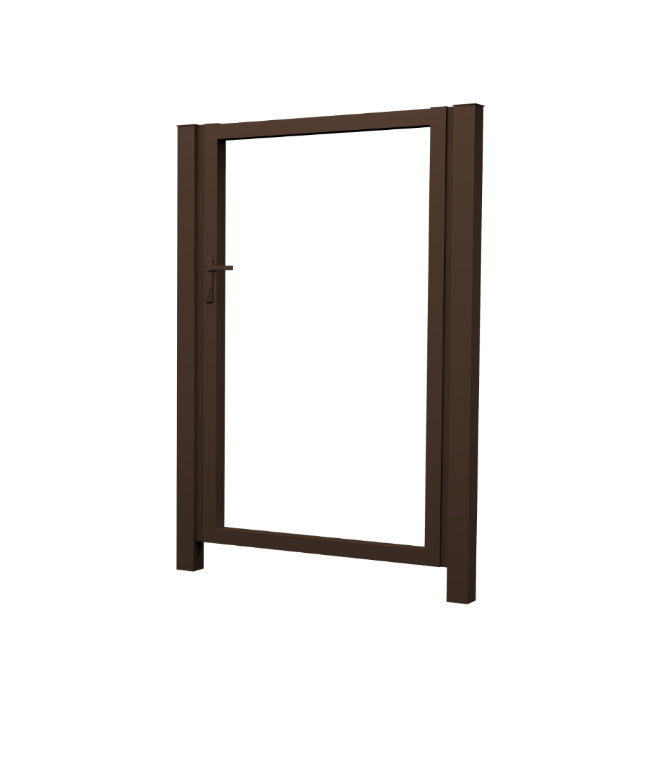 Калитка Жалюзи Texas 1.5х1 RAL 8017 без заполнения (ламель 125 мм)