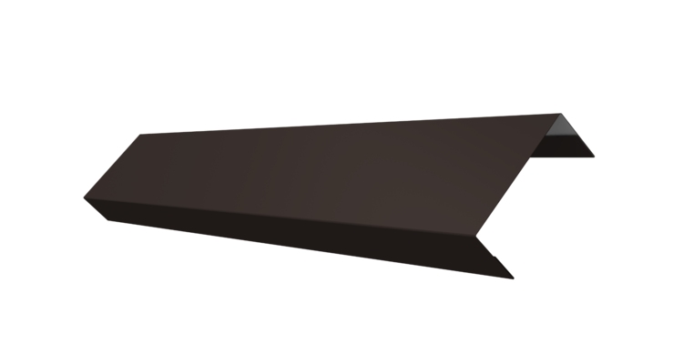 Ламель лицевая 50 забора жалюзи Texas 0.5 Satin Matt TX RR 32 темно-коричневый