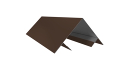 Планка угла внешнего составная верхняя 0,45 Drap ST RAL 8017 шоколад (2м)