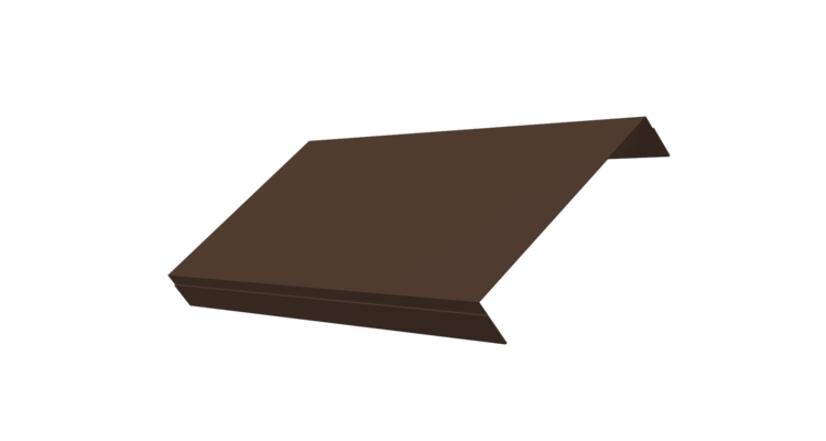 Ламель обратная 150 забора жалюзи Texas 0.5 Drap TX RAL 8017 шоколад