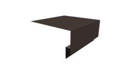 Планка околооконная сложная Экобрус Grand Line 250х75х25 0,5 Satin с пленкой RR 32 темно-коричневый (3м)