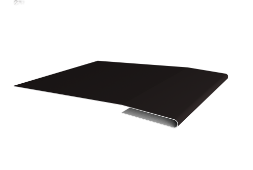 Планка начальная 0,5 Drap TX RAL 9005 черный (2м)