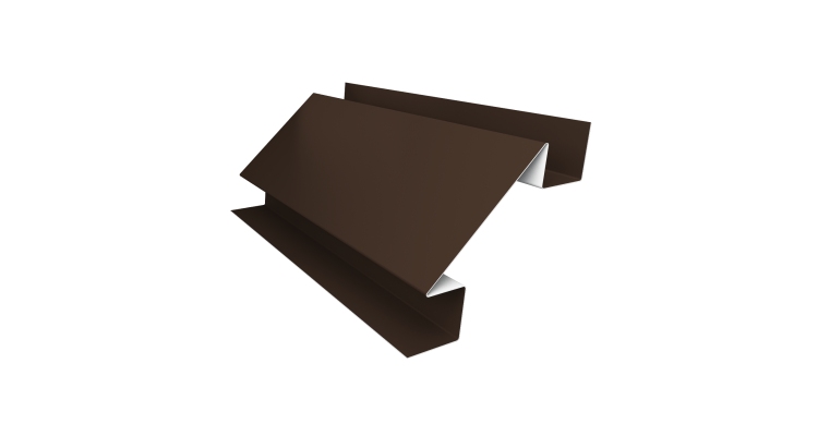 Угол внутренний сложный 75мм 0,45 Drap TR RAL 8017 шоколад (3м)