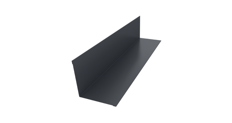 Угол внутренний 110х110 0,45 Drap ST RAL 7024 мокрый асфальт (3м)