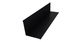 Угол внутренний 110х110 0,45 Drap TX RAL 9005 черный (3м)
