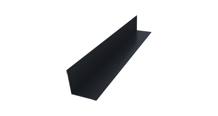 Угол внутренний 30х30 0,45 Drap TwinColor RAL 7024 мокрый асфальт (3м)