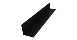 Угол внутренний 30х30 0,5 Satin Matt RAL 9005 черный (3м)