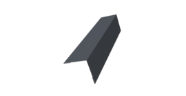 Угол внешний 50х50 0,5 Satin Matt RAL 7024 мокрый асфальт (2м)