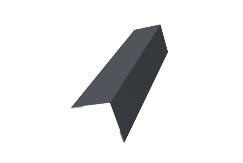 Угол внешний 50x50 0,5 Drap TX RAL 7024 мокрый асфальт (2м)