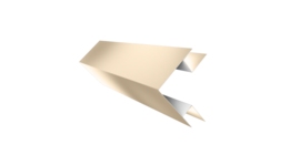 Угол внешний сложный 75х75 0,45 Drap TX RAL 1015 светлая слоновая кость (3м)