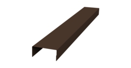 Крышка 30х20 жалюзи Texas 0,5 Drap TX RAL 8017 шоколад (3м)