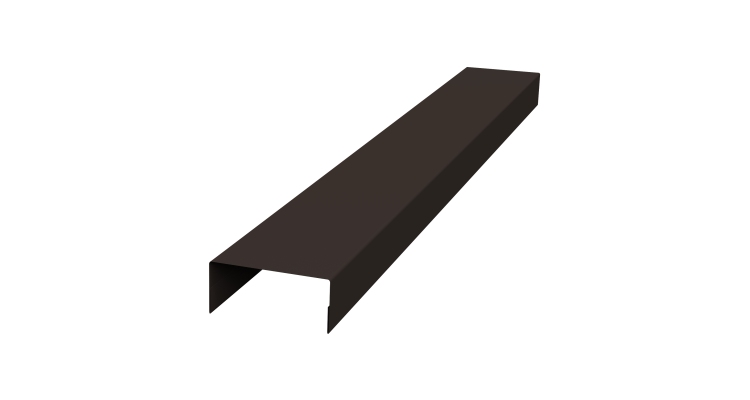 Крышка 30х20 жалюзи Texas 0,5 PurLite Matt RR 32 темно-коричневый (3м)