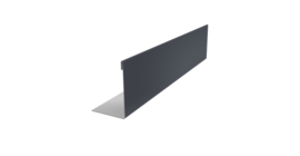 Нащельник 125 Texas 25х35 0,5 Satin RAL 7024 мокрый асфальт (L1,5)