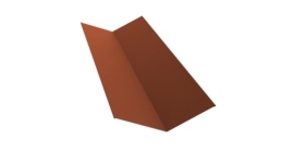 Планка ендовы верхней 145х145 0,45 Drap ST RAL 8004 терракота (3м)